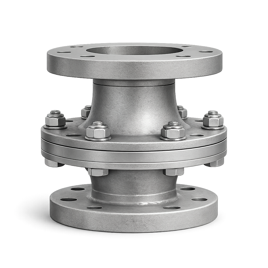 EF500DTIL in-line flame arrester