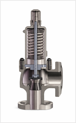 EF1400 pressure safety valve front view