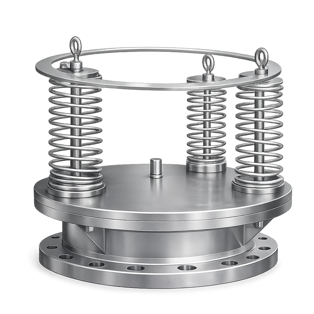 EFSVALVES EFE30 spring-loaded emergency vent cover for storage tanks