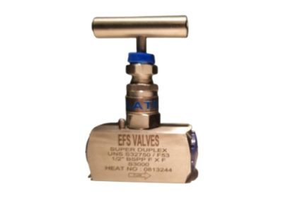 High-Performance Super Duplex Needle Valve for Desalination